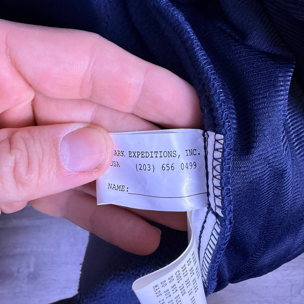 Quark Expeditions Parka Jacket Mens Small Yellow Hooded Fleece Lined Heavyweight - Picture 5 of 15